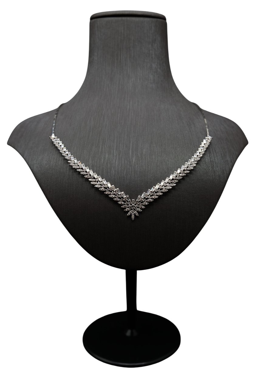 14 AYAR BEYAZ ALTIN ZİRKON KRİSTAL ÖZEL ALTIN SET TAKIM