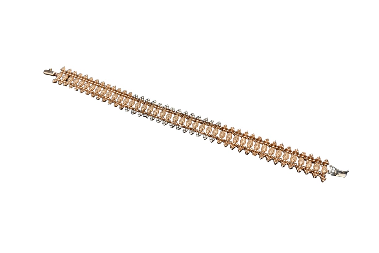 16CM ZİRKONTAŞ DİKEN TASARIM ÖZEL BİLEKLİK