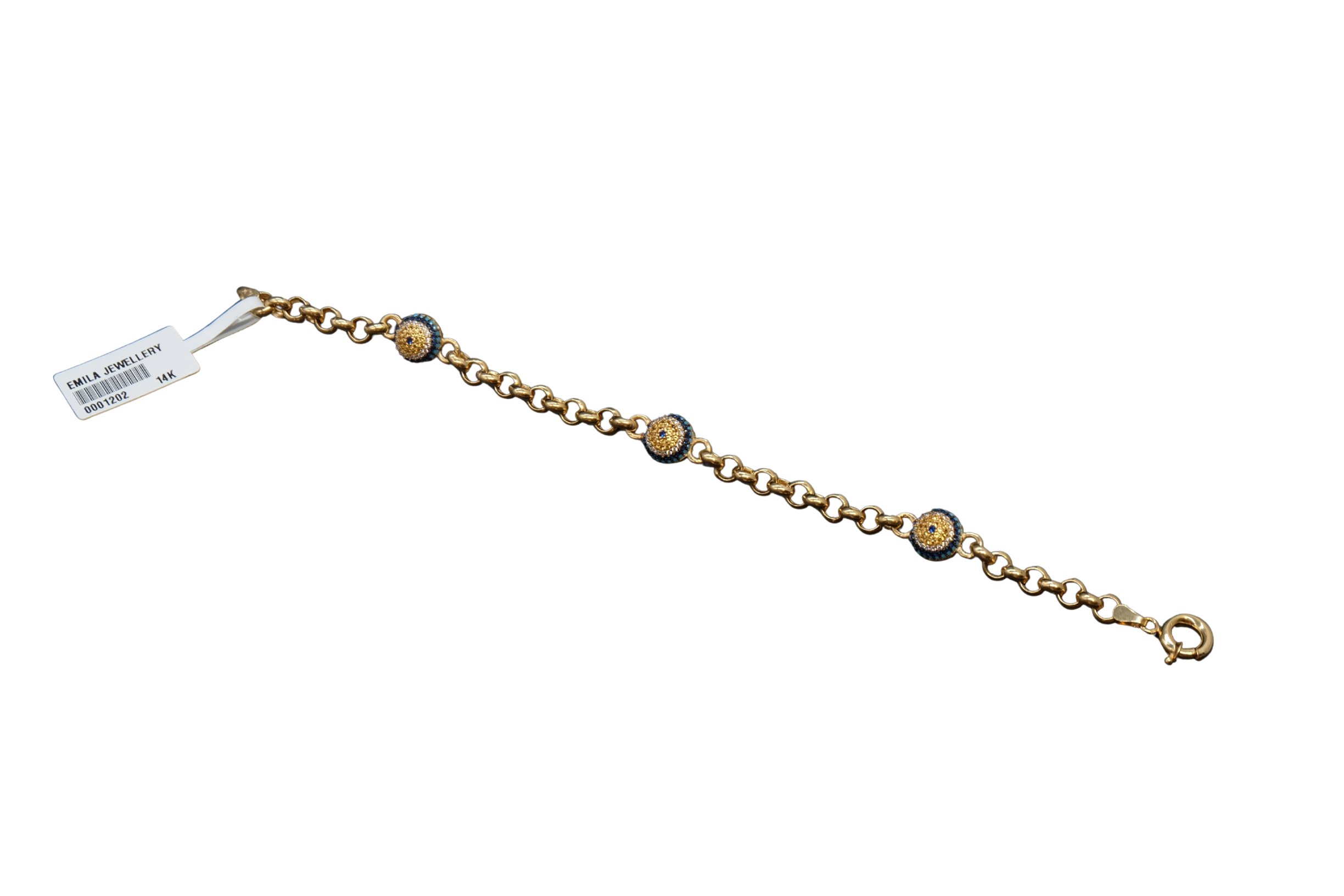HALKA NAZAR TASARIM LARGE BİLEKLİK