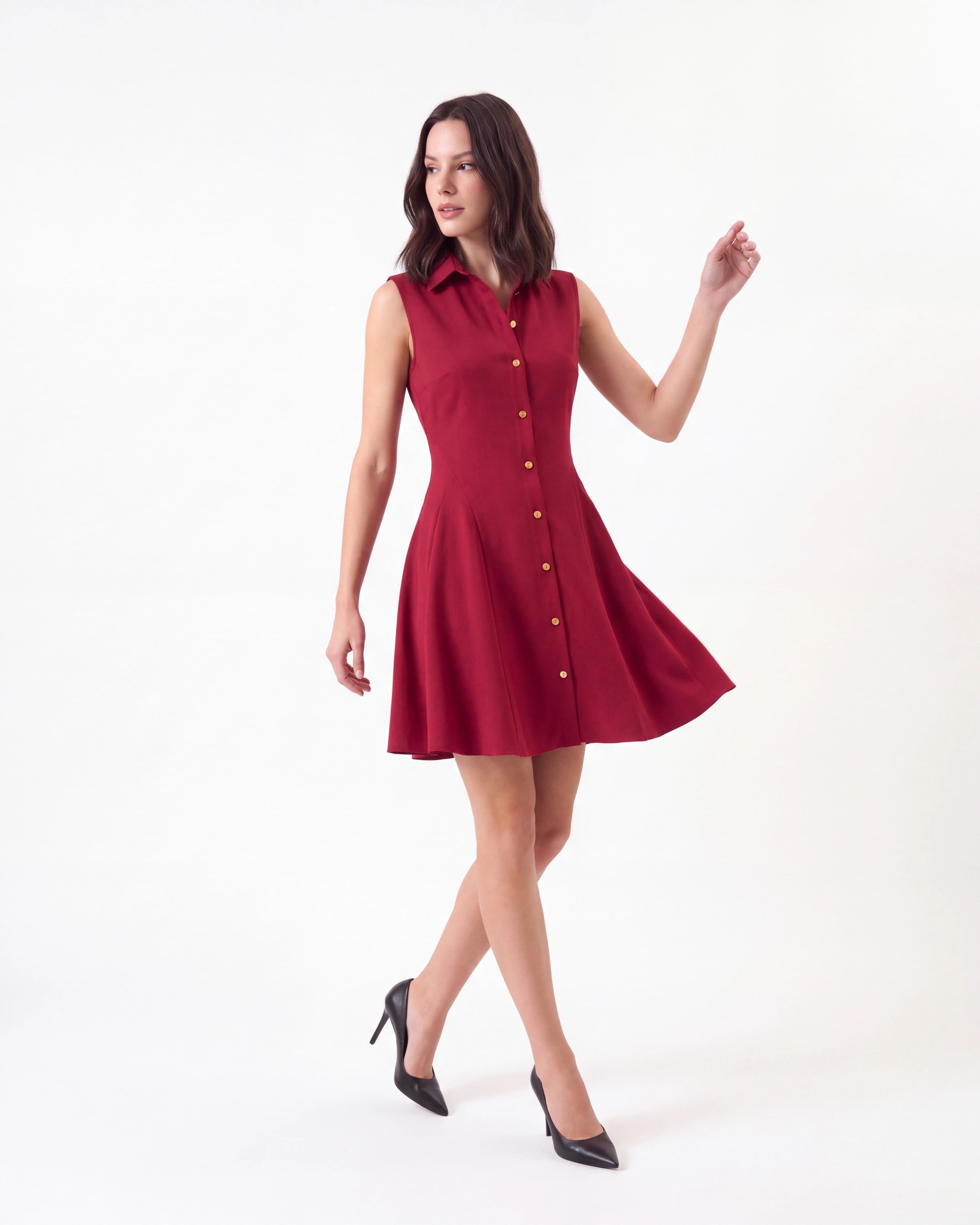 Bordo Elbise