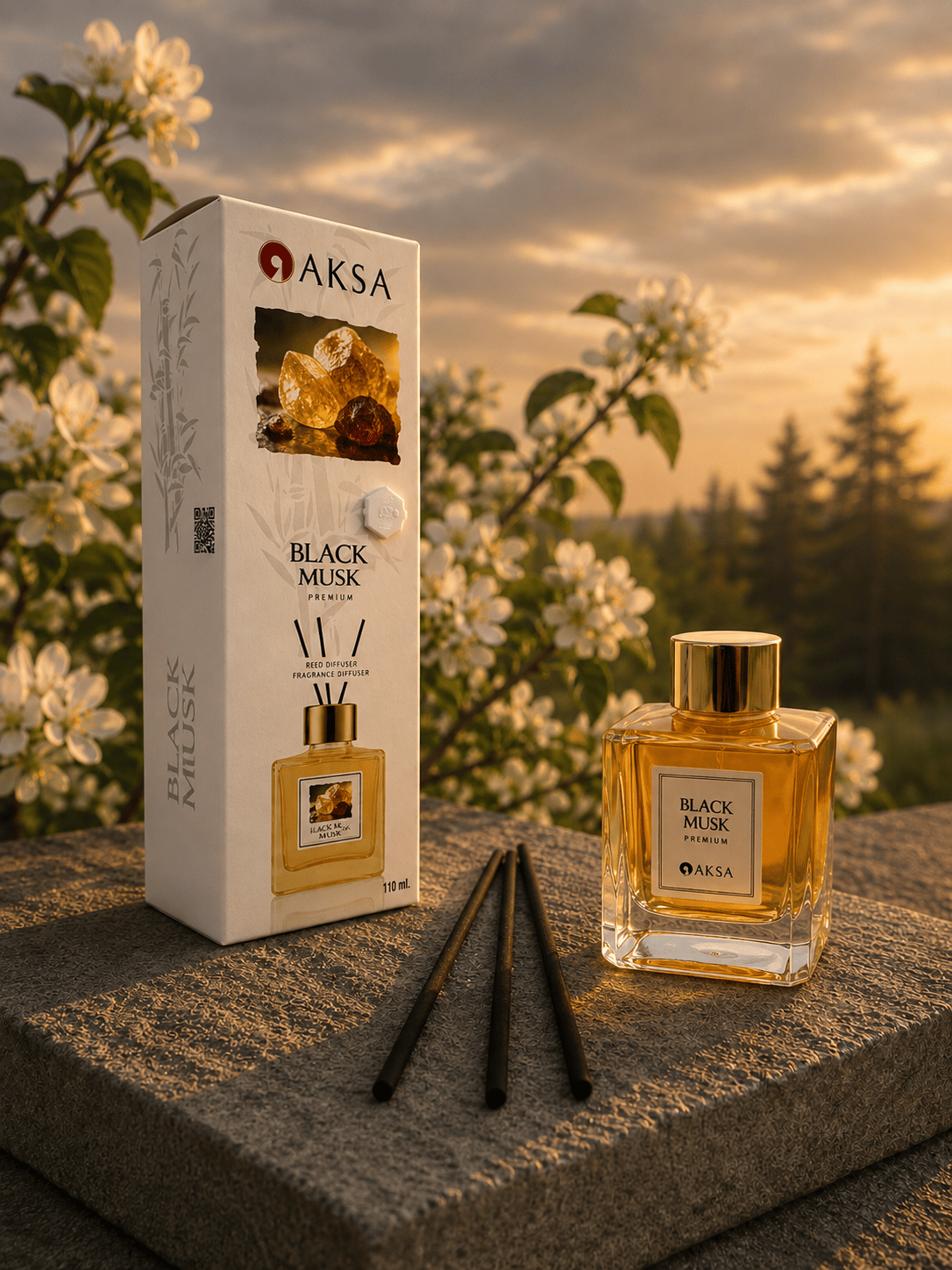 BLACK MUSK 110 ml Çubuklu Oda Kokusu