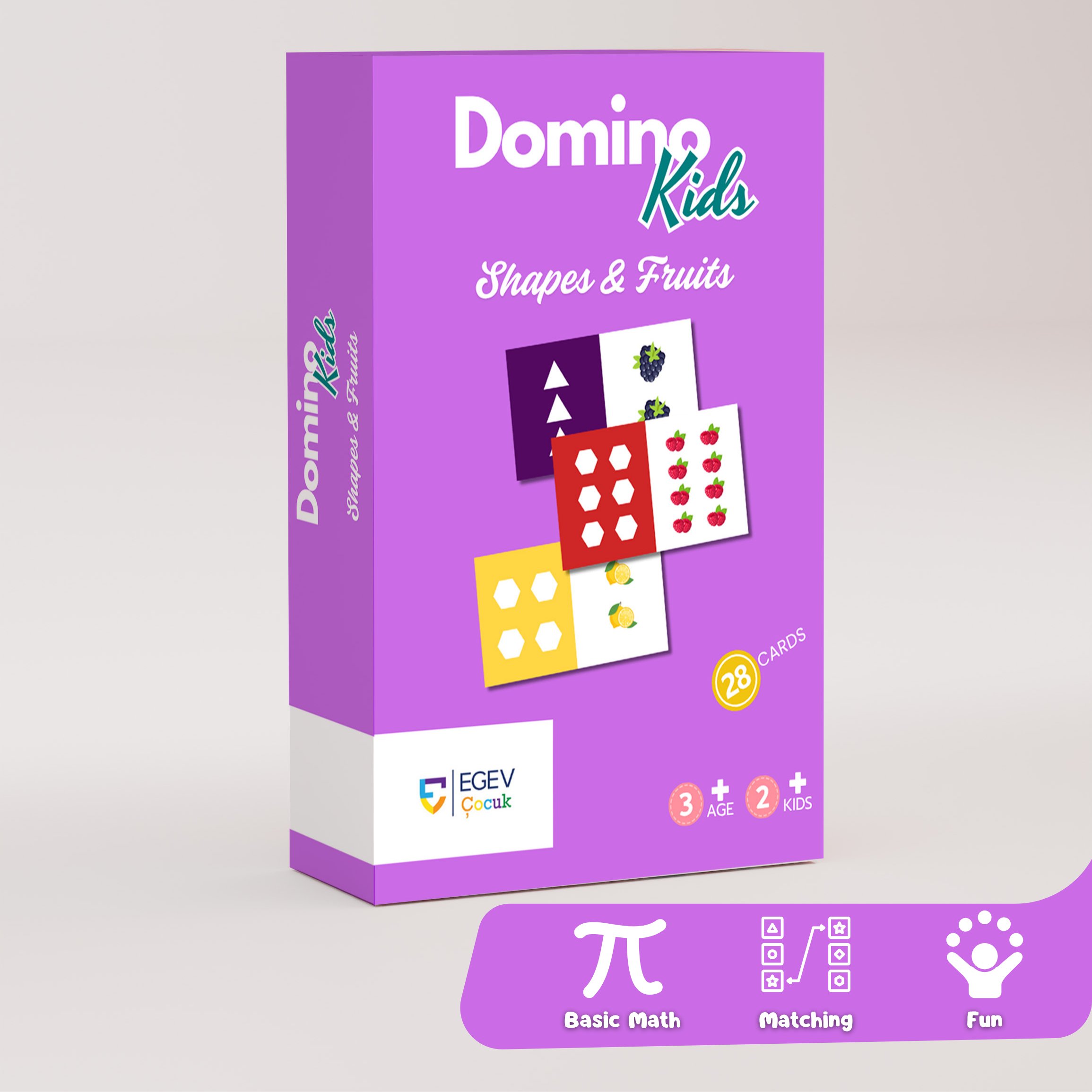 Domino Kids Shapes & Fruits