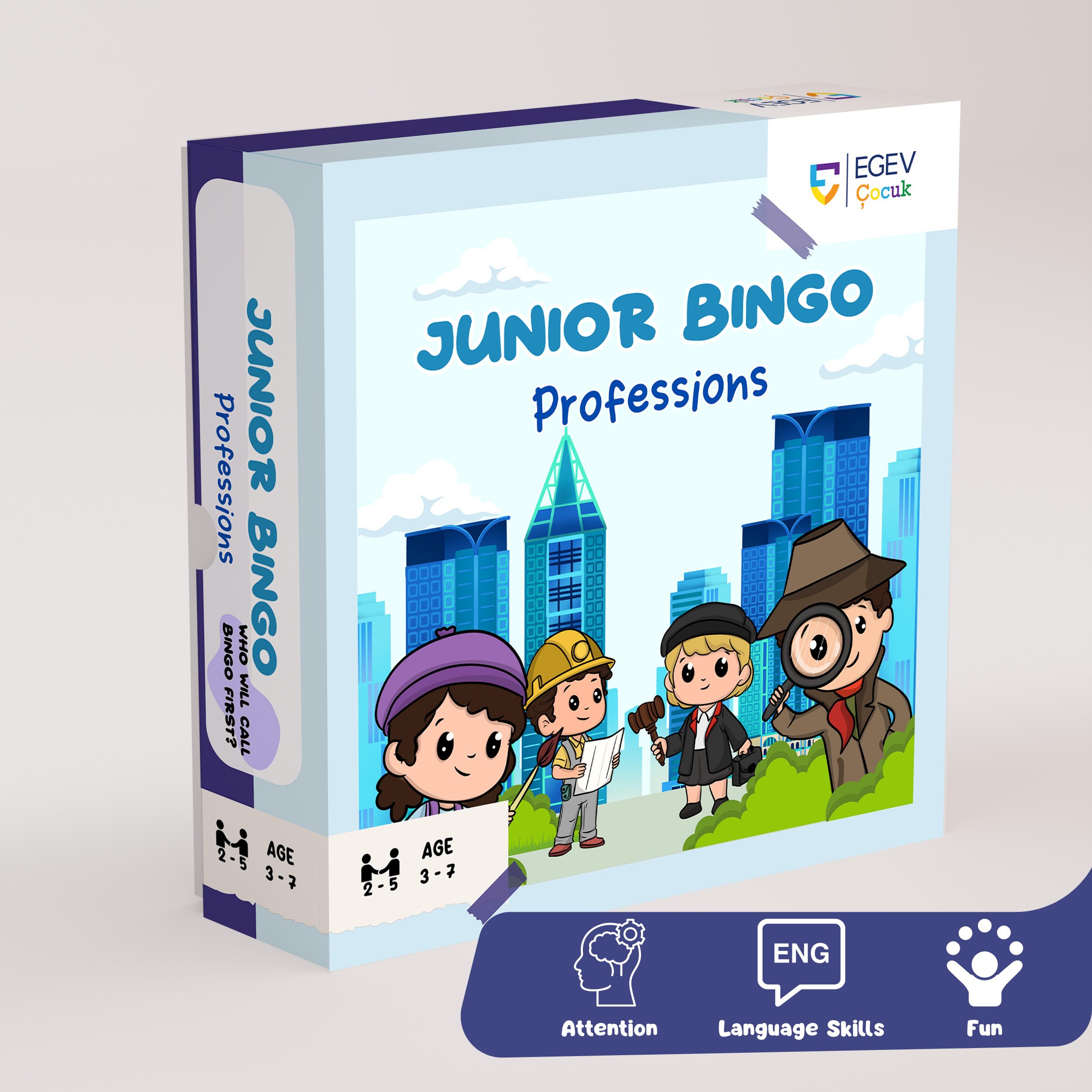 Junior Bingo Professions