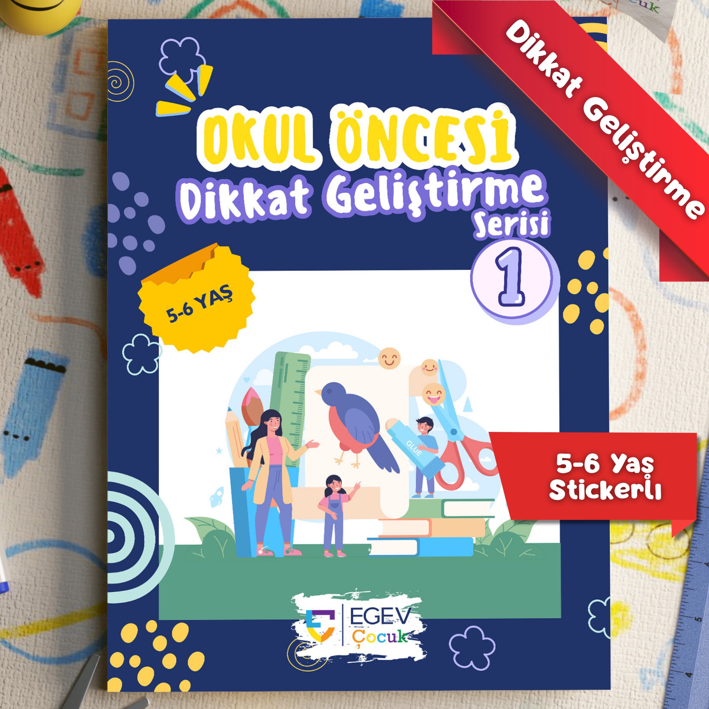 Okul Öncesi Dikkat Geliştirme Serisi-1