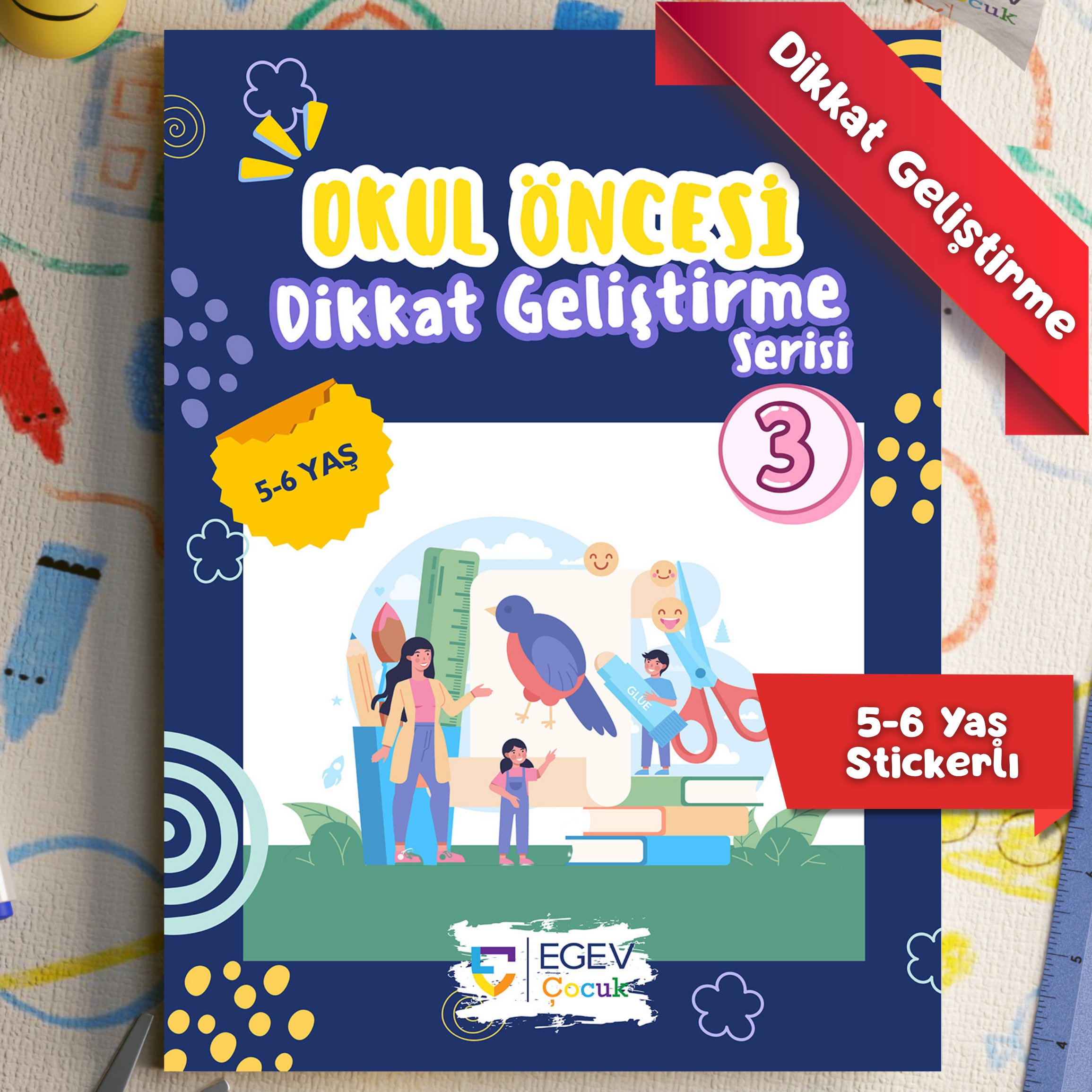 Okul Öncesi Dikkat Geliştirme Serisi-3