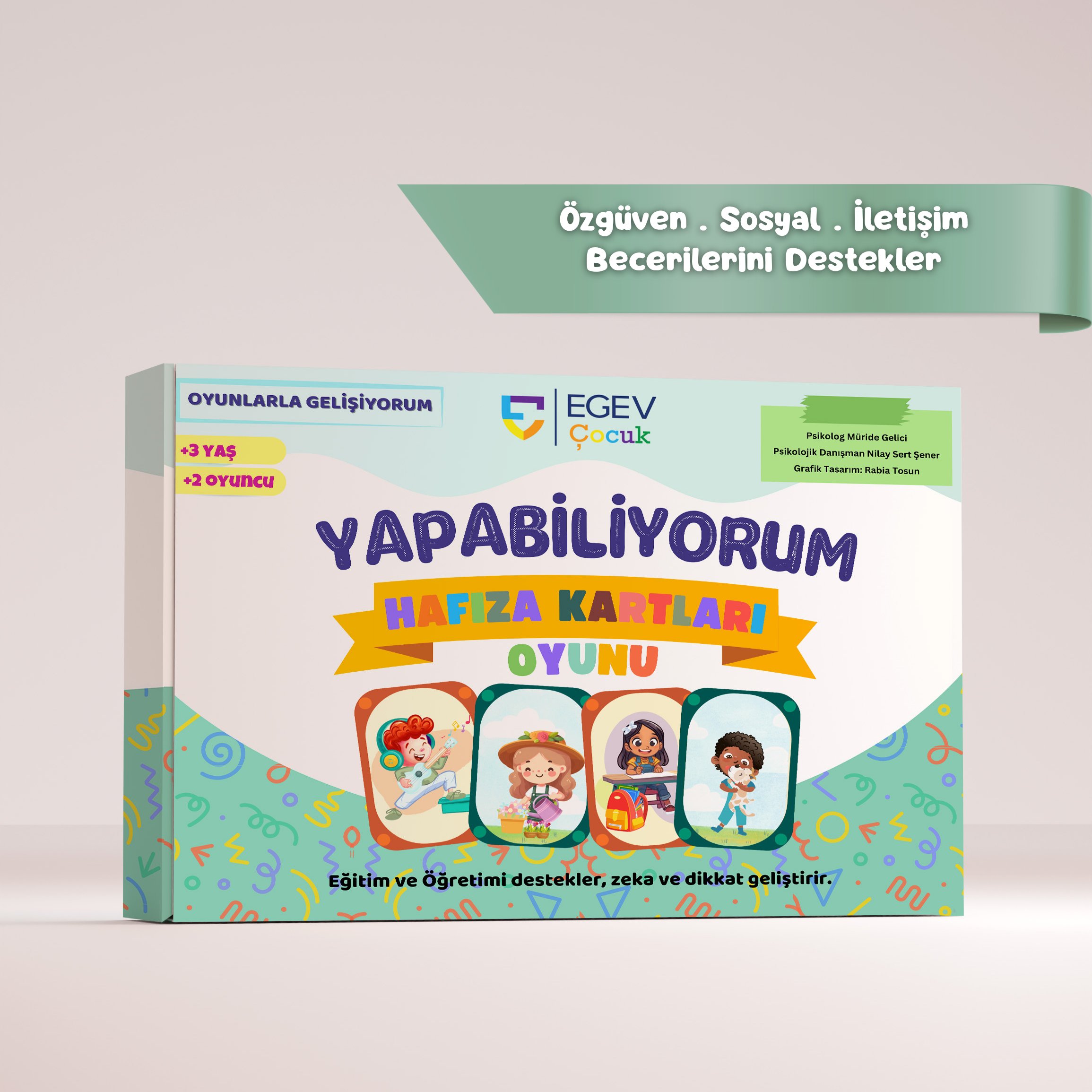 Yapabiliyorum Hafıza Oyun Kartları