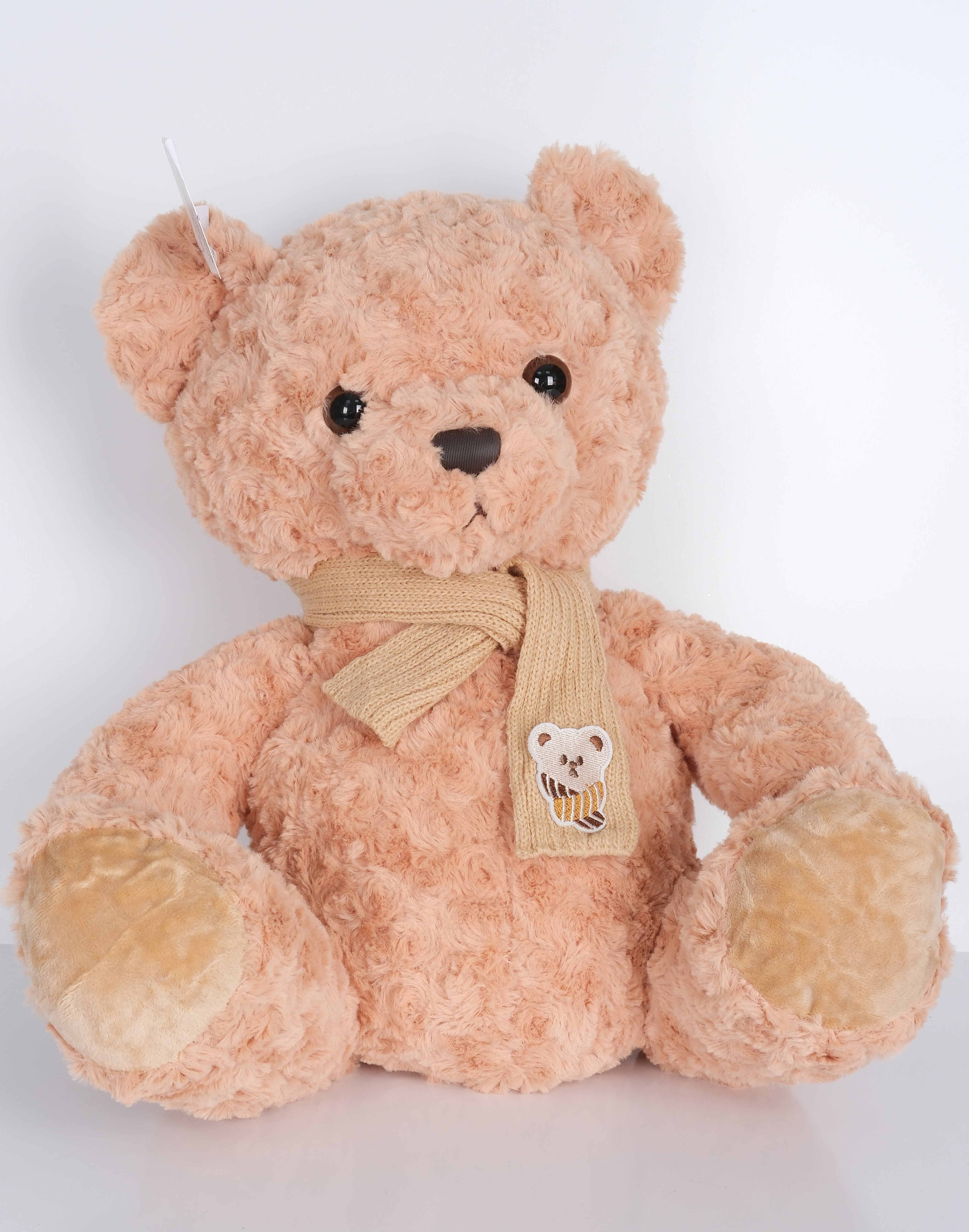35 cm Peluş Oturan Ayıcık Peluş Oyuncak Açık Kahverengi
