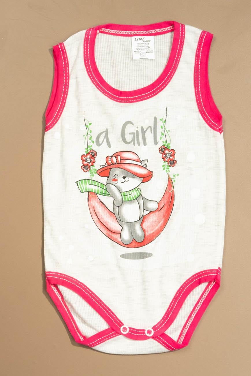 Baskılı Çocuk Body Unisex Gri