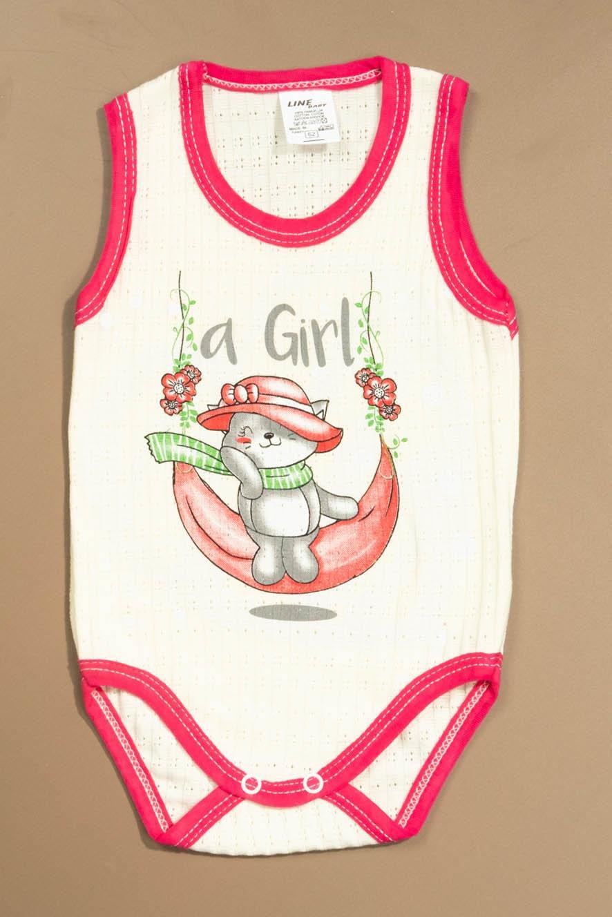 Baskılı Çocuk Body Unisex sarı