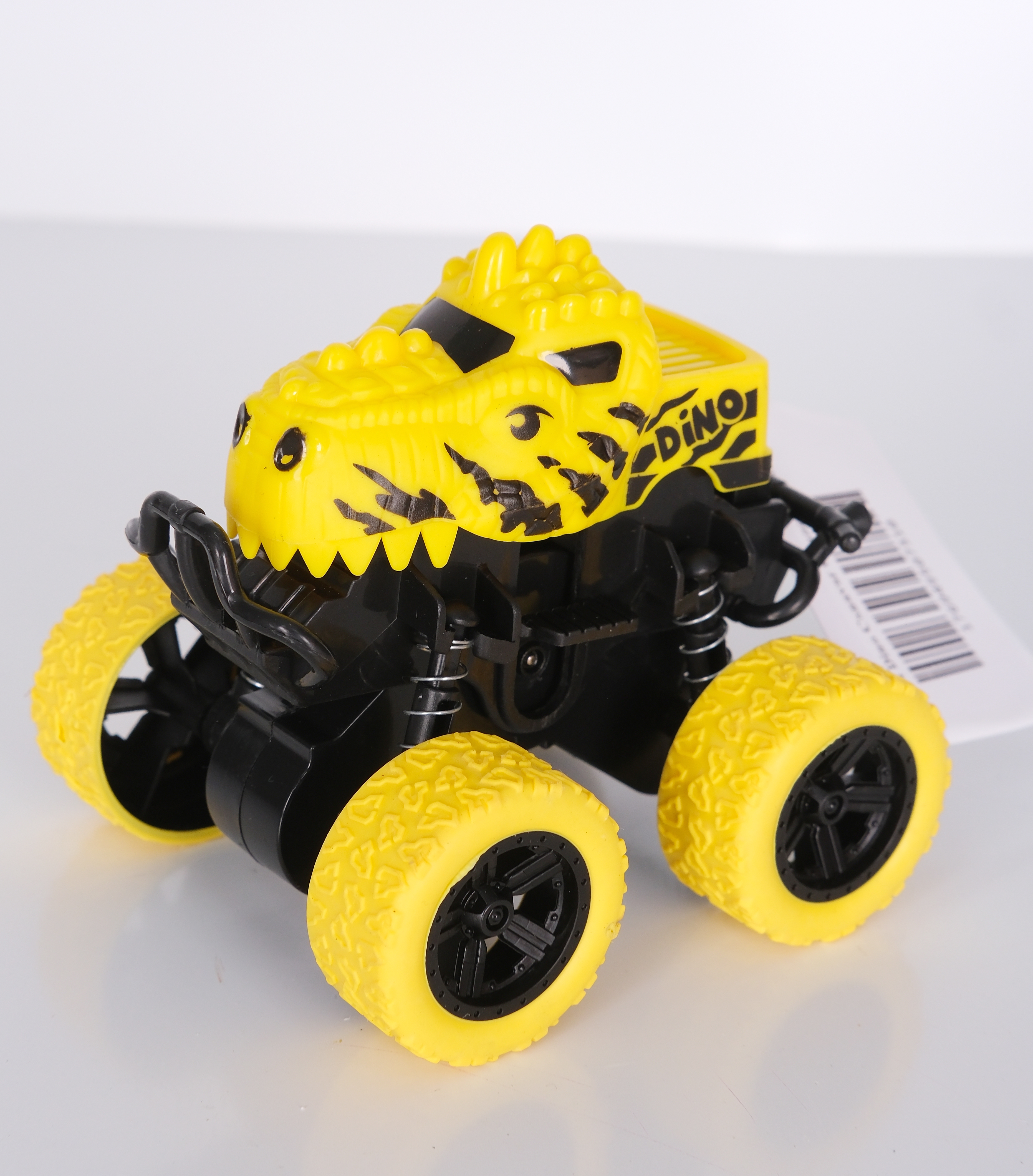 Sürtmeli 4×4 Dino Canavar Oyuncak Araba Sarı