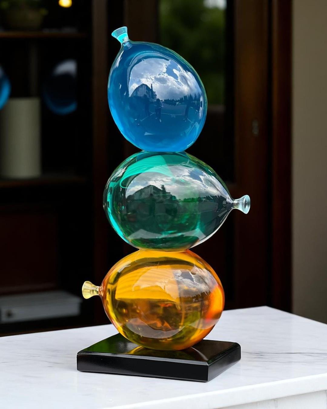Reçine 3'lü Balon Mavi-Yeşil-Sarı