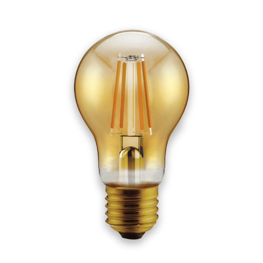 K2 KES603 LED Flamanlı Ampul (A60) (Rustik) 6W E27 – Günışığı