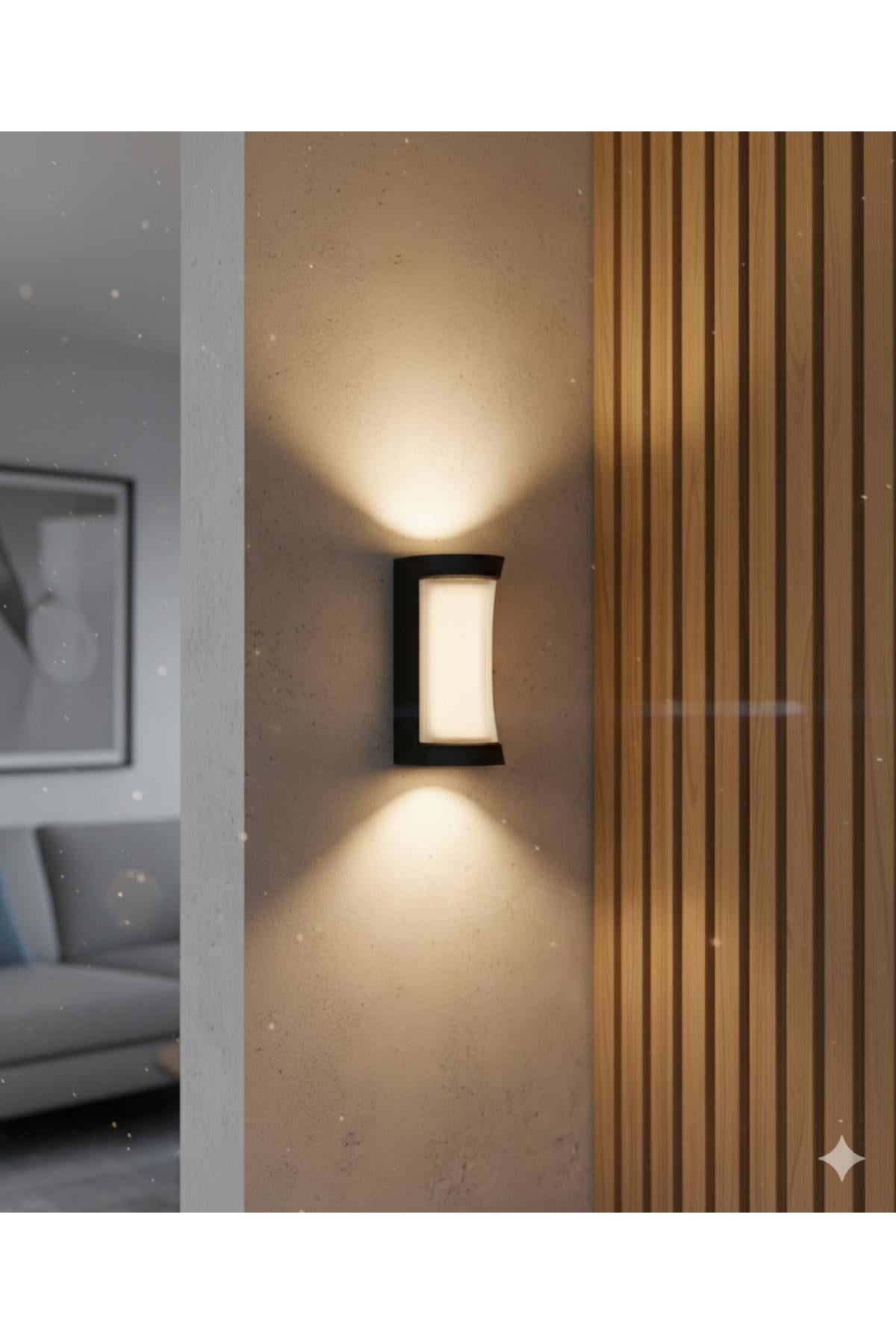 KDA738 Modern Dekoratif LED Aplik 10W Günışığı (Dayanıklı ABS Kasa)