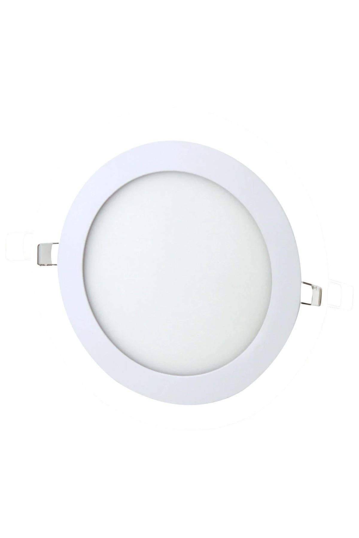 KDL050 BACKLIGHT YUVARLAK SIVA ALTI PANEL PLASTIK 6W BEYAZ