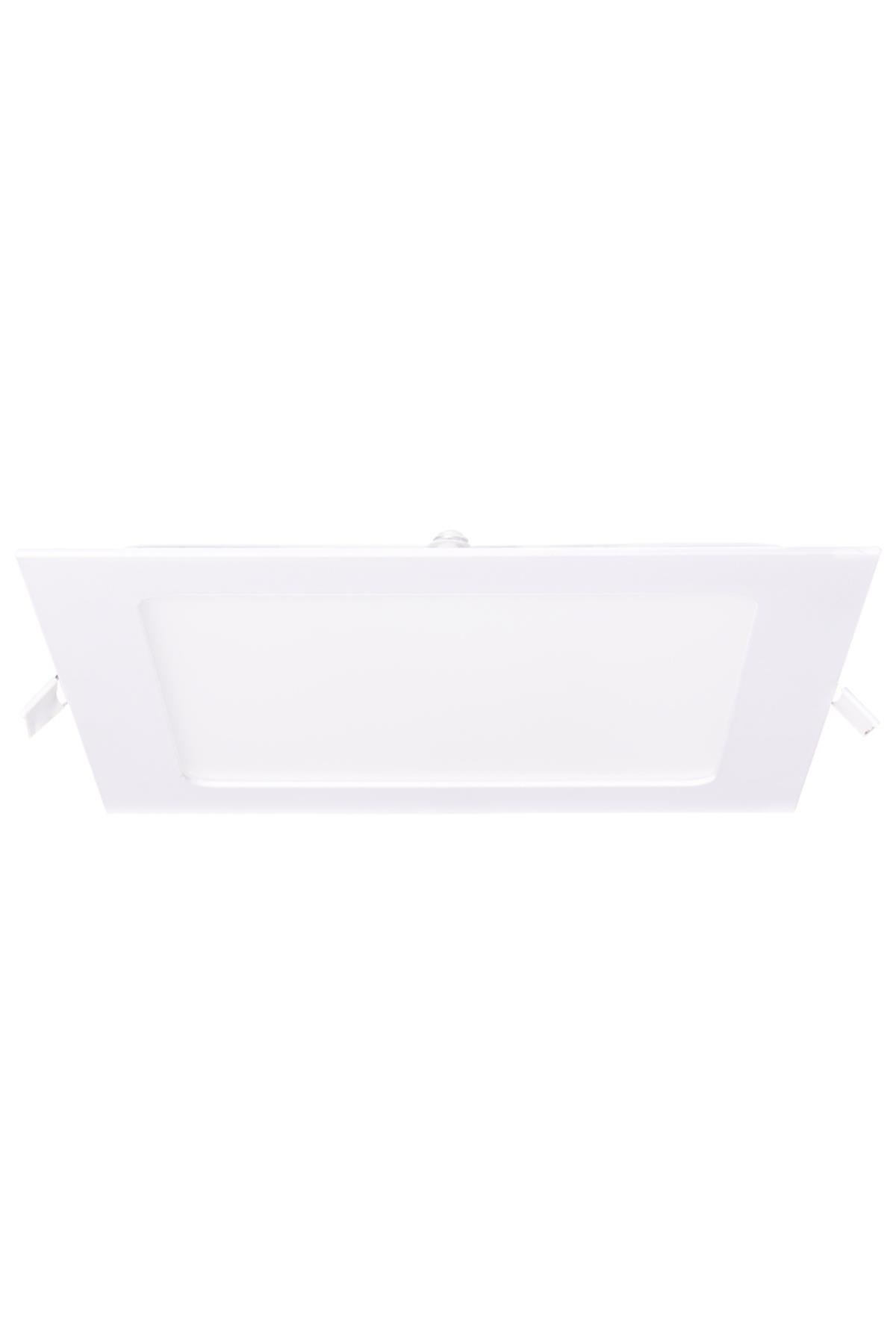 KDL412 Kare Slim Sıva Altı LED Panel 12W Beyaz Işık (Asma Tavan Uyumlu)