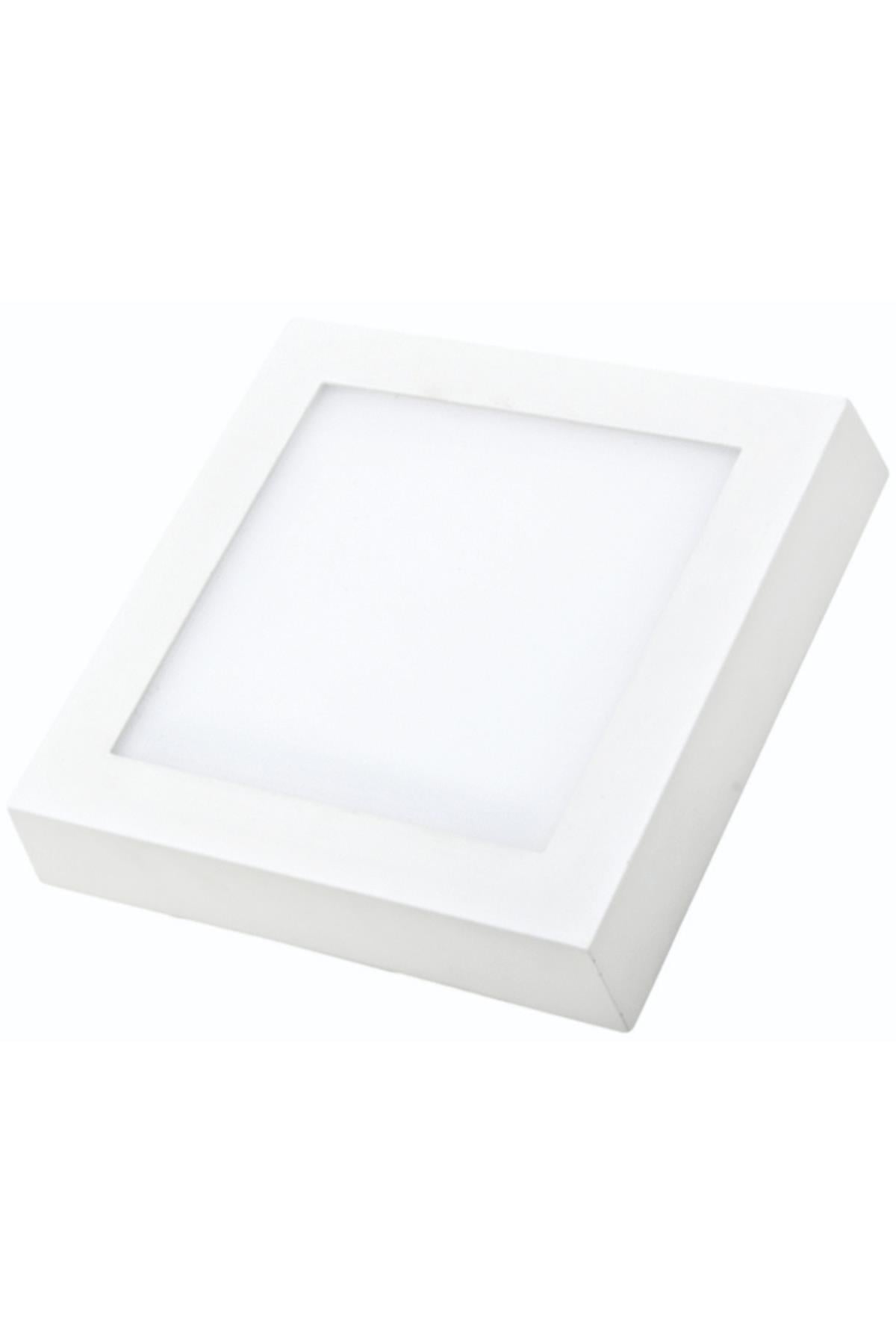 KDL431 Sıva Üstü Kare LED Panel 12W Beyaz Işık (Modern Tavan Lambası)