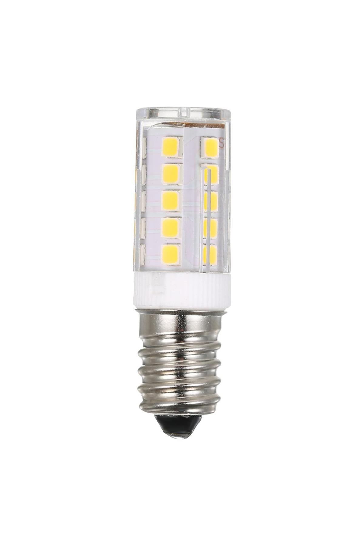 KES003 E14 LED Ampul 2.5W Sarı Işık (Sıcak Beyaz, Geniş Voltaj)