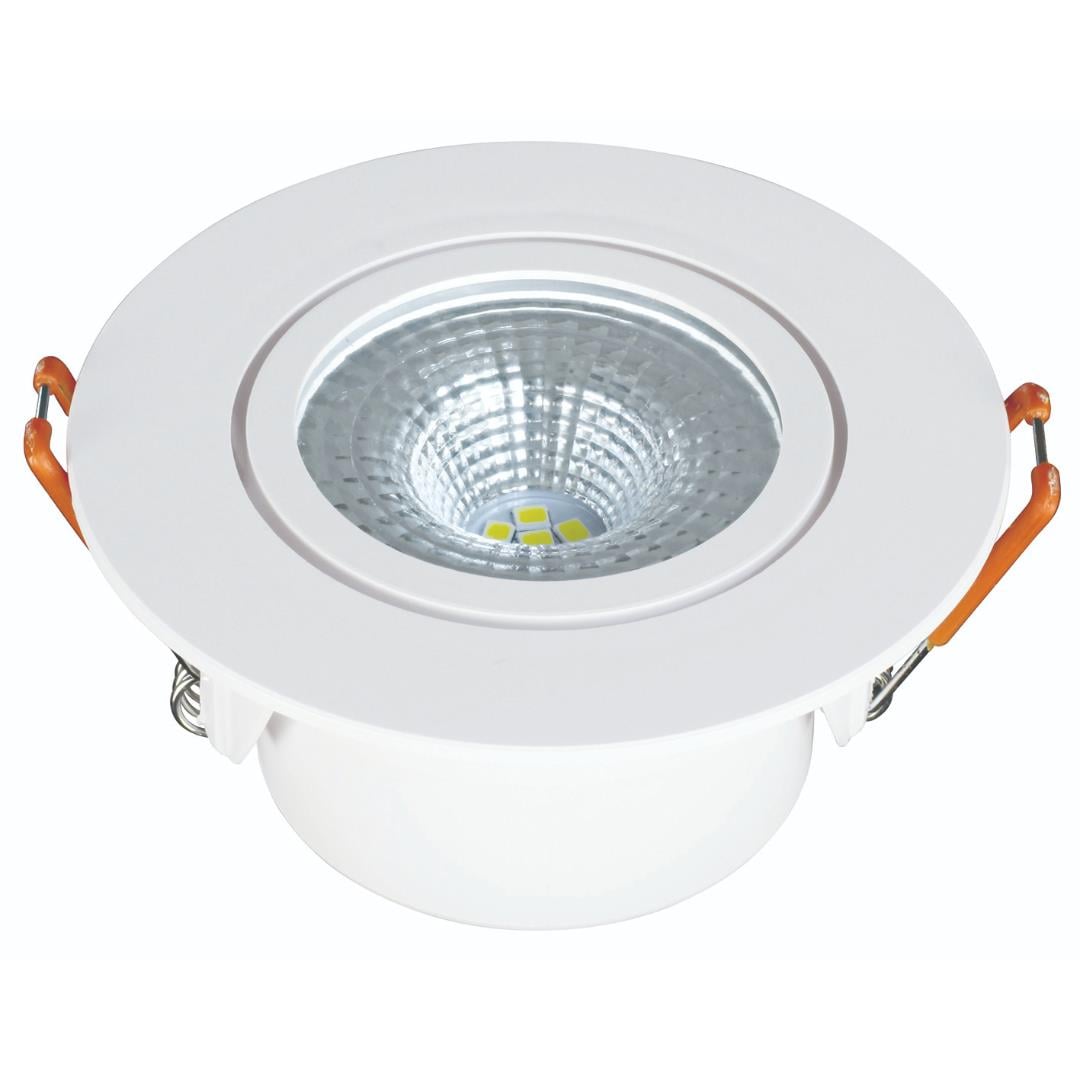 Yuvarlak Ledli Spot 5W Sarı KDL105 