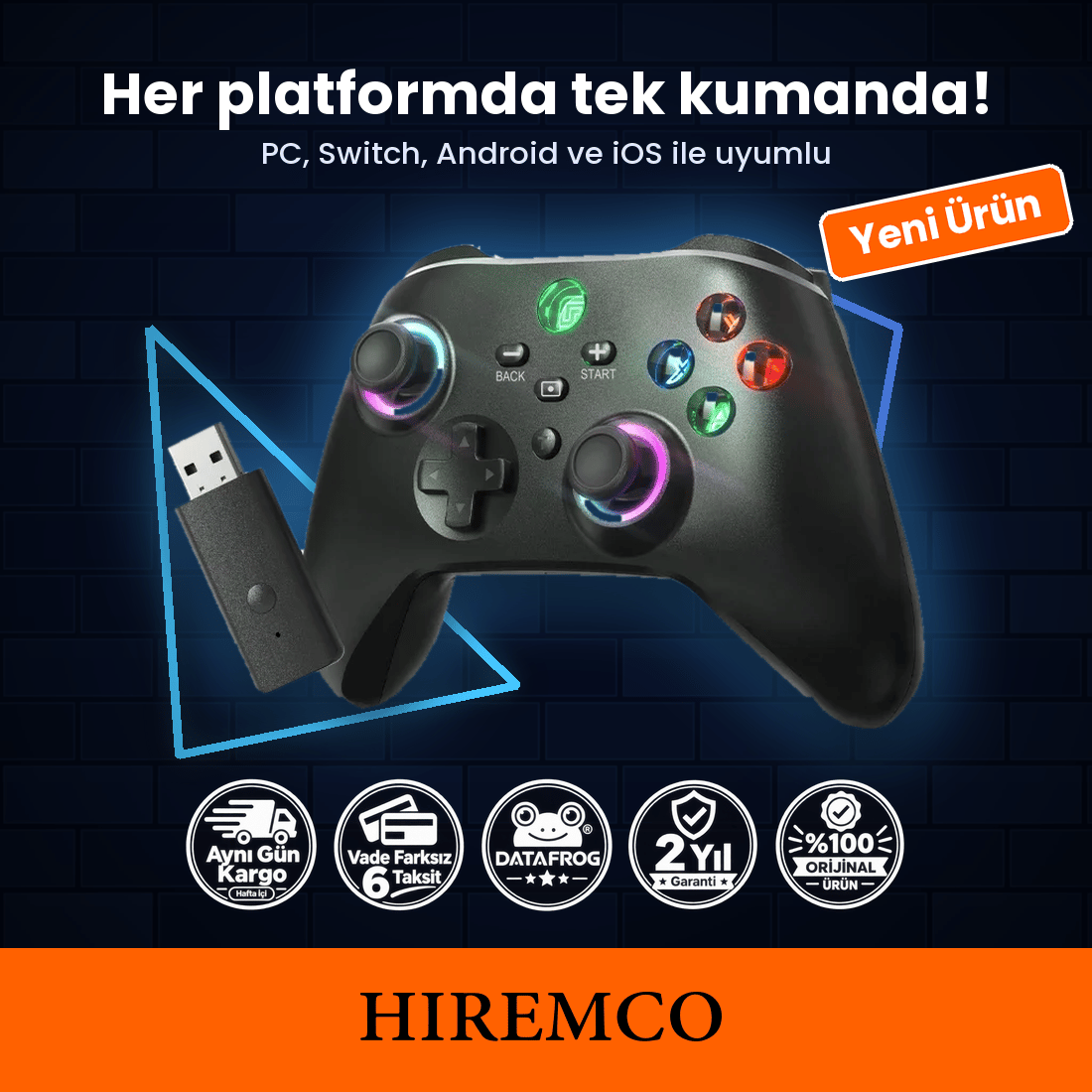Data Frog PC03 Kablosuz Gamepad