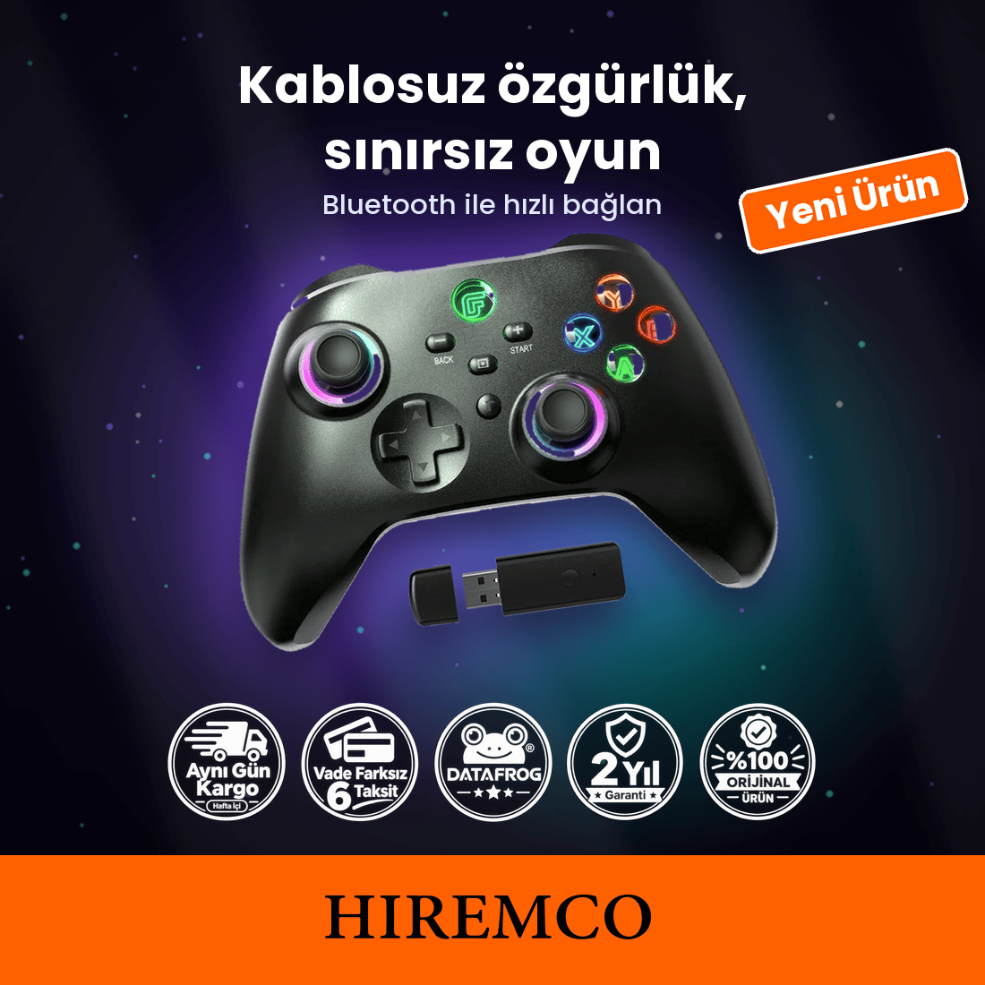 Data Frog PC03 Kablosuz Gamepad