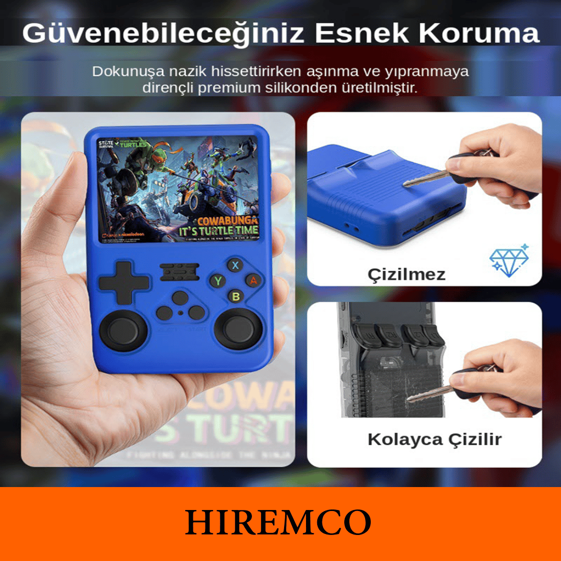 Data Frog R36S Kırmızı Silikon Kılıf