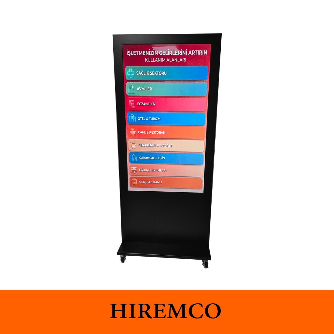 Hiremco Dijital Tabela Kiosk (55”)