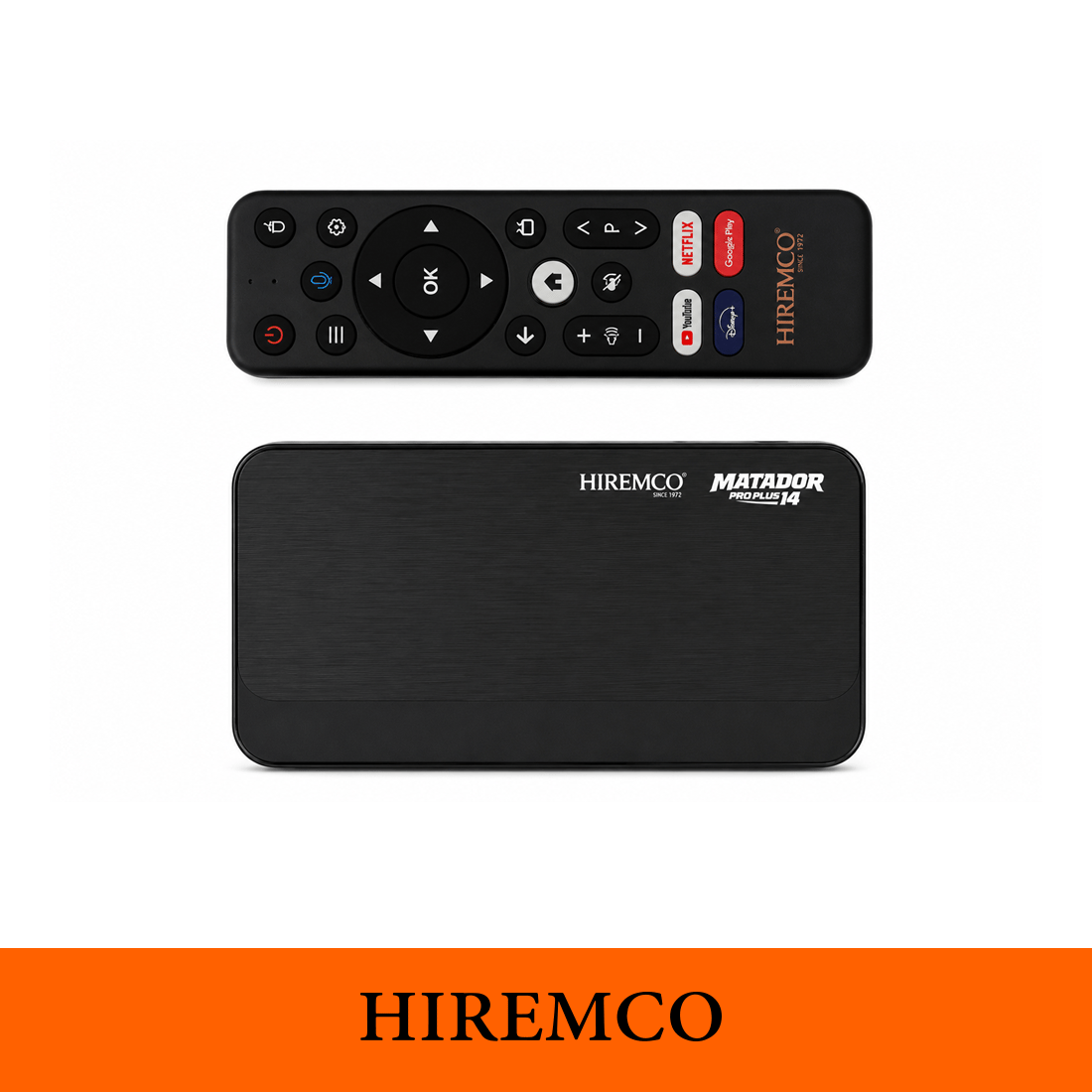 Hiremco Matador Pro Plus 14 + Magic USB-A Kurulu Uydu Seti 4K Android TV Box