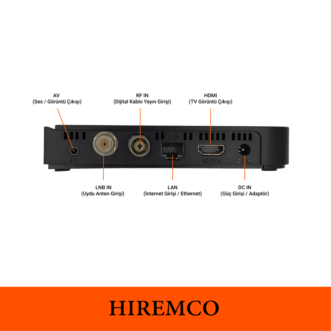 Hiremco Matrix R Android 4K 64GB Android 12 Uydu Alıcısı