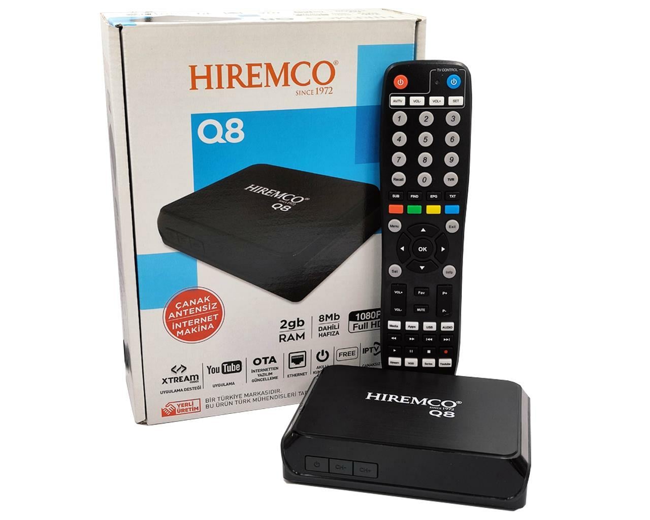 Hiremco Q8 Plus Uydu Alıcısı