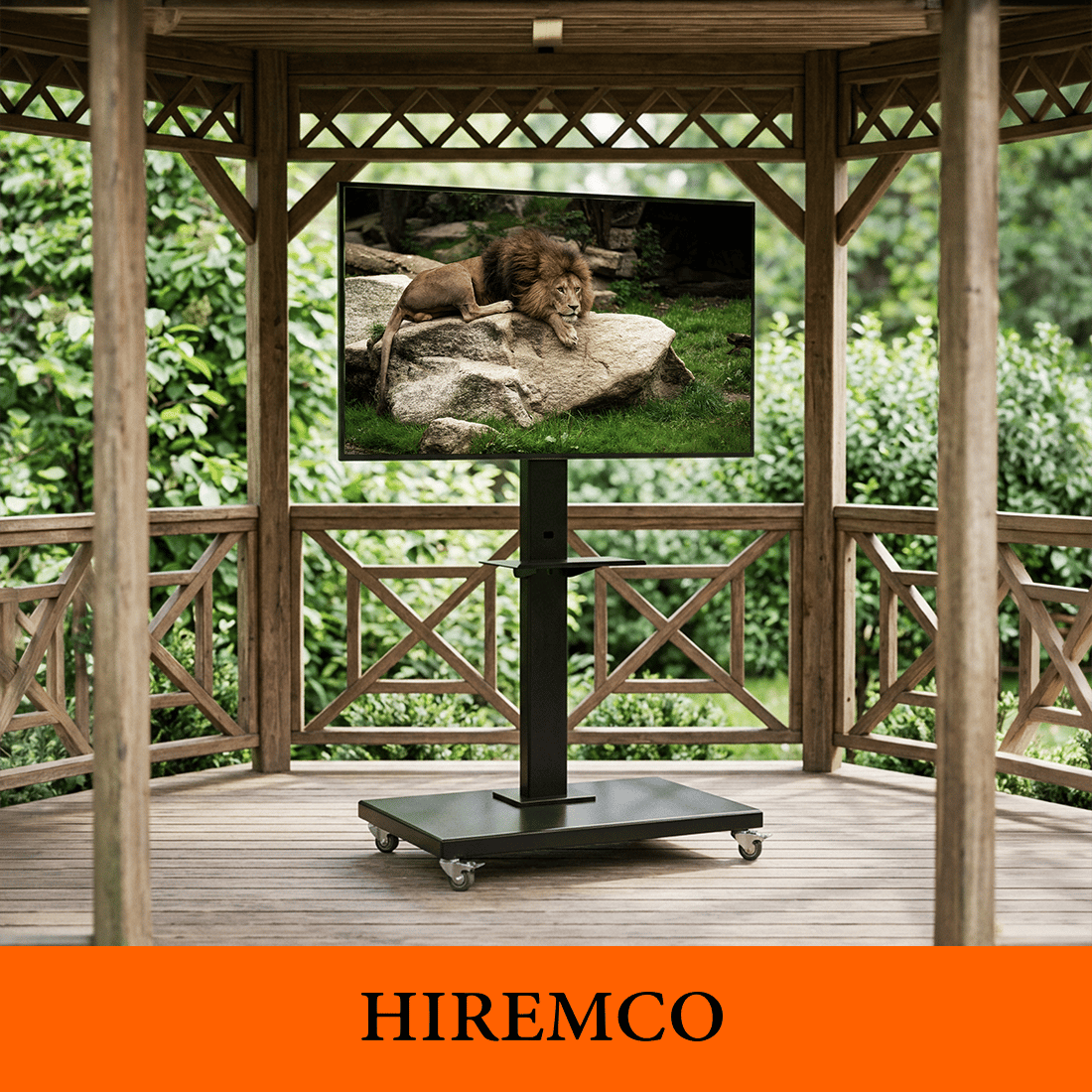 Hiremco Tekerlekli TV Standı (Premium)