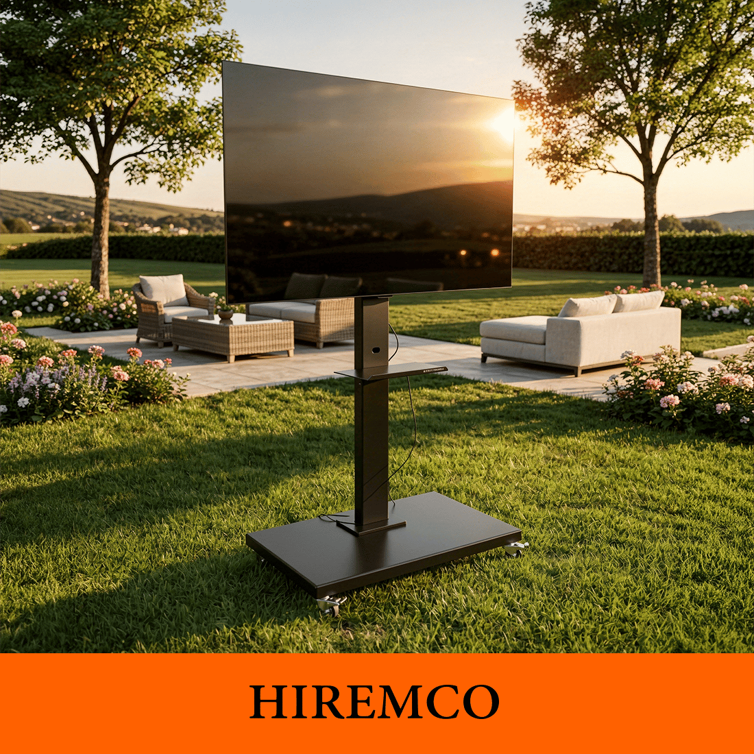 Hiremco Tekerlekli TV Standı (Premium)