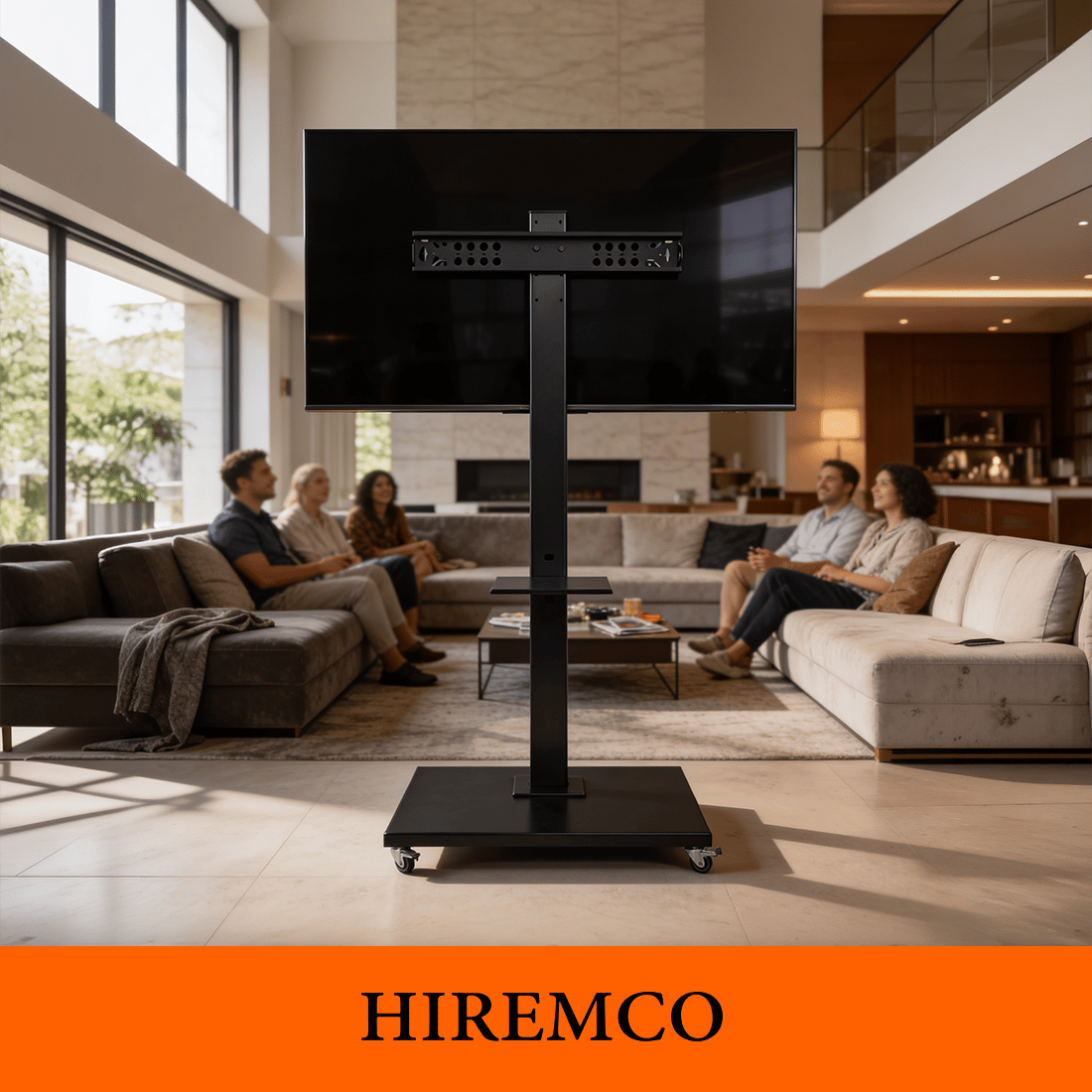 Hiremco Tekerlekli TV Standı (Premium)