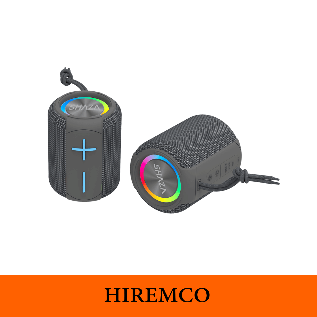 SHAZA Taşınabilir Bluetooth Hoparlör IPX6 Suya Dayanıklı - 6W Ses Çıkışı Gri