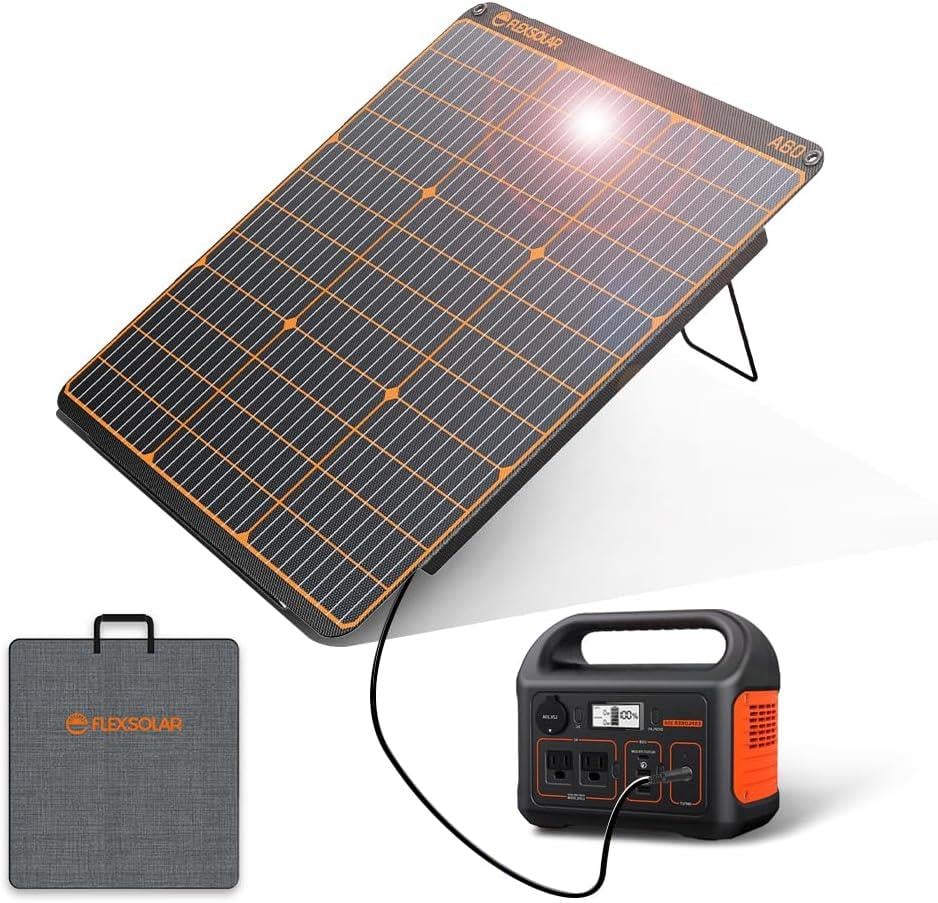 FLEXSOLAR A60 TAŞINABİLİR GÜNEŞ PANELİ 60W