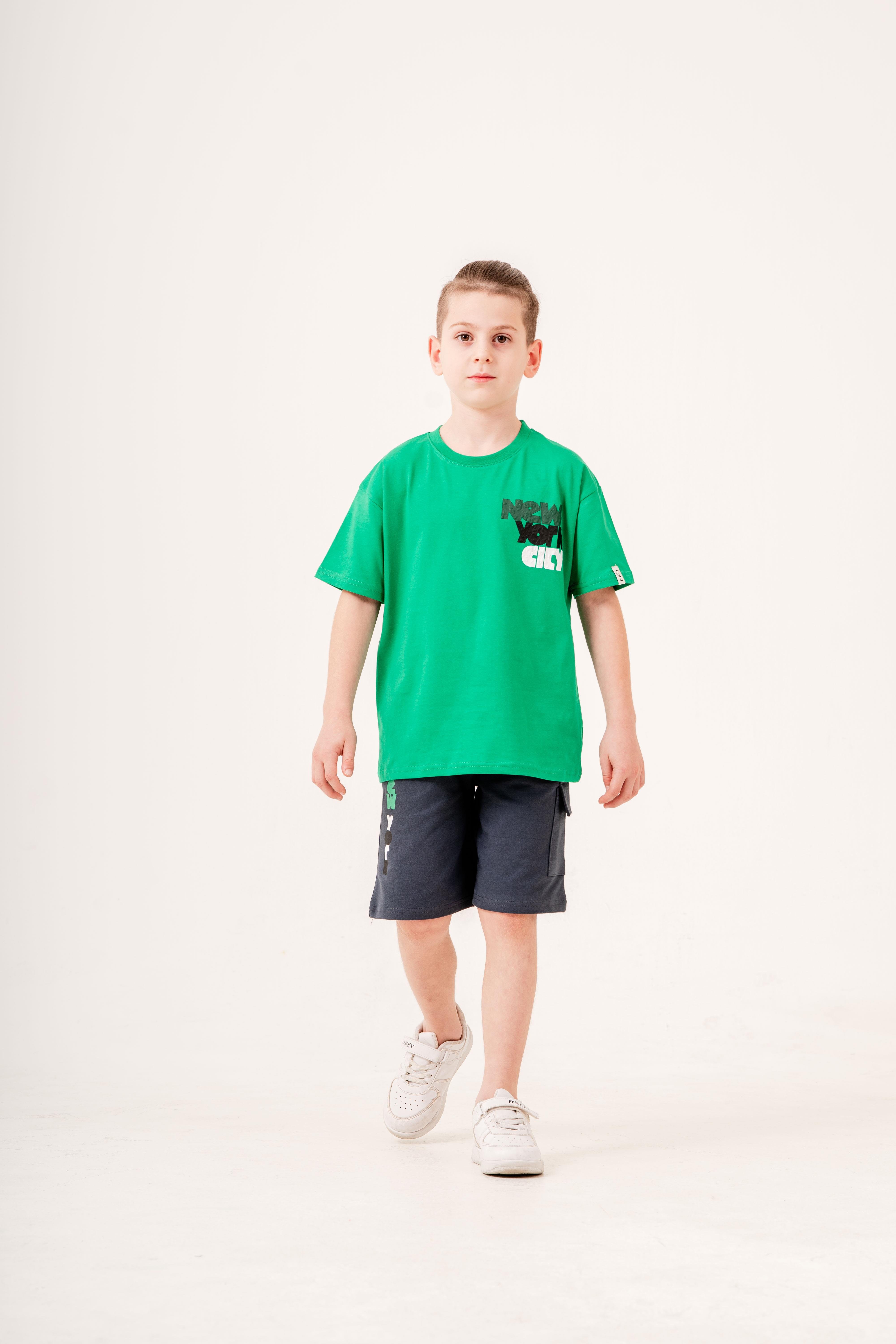 Erkek Çocuk T-Shirt & Şort 2'li Takım