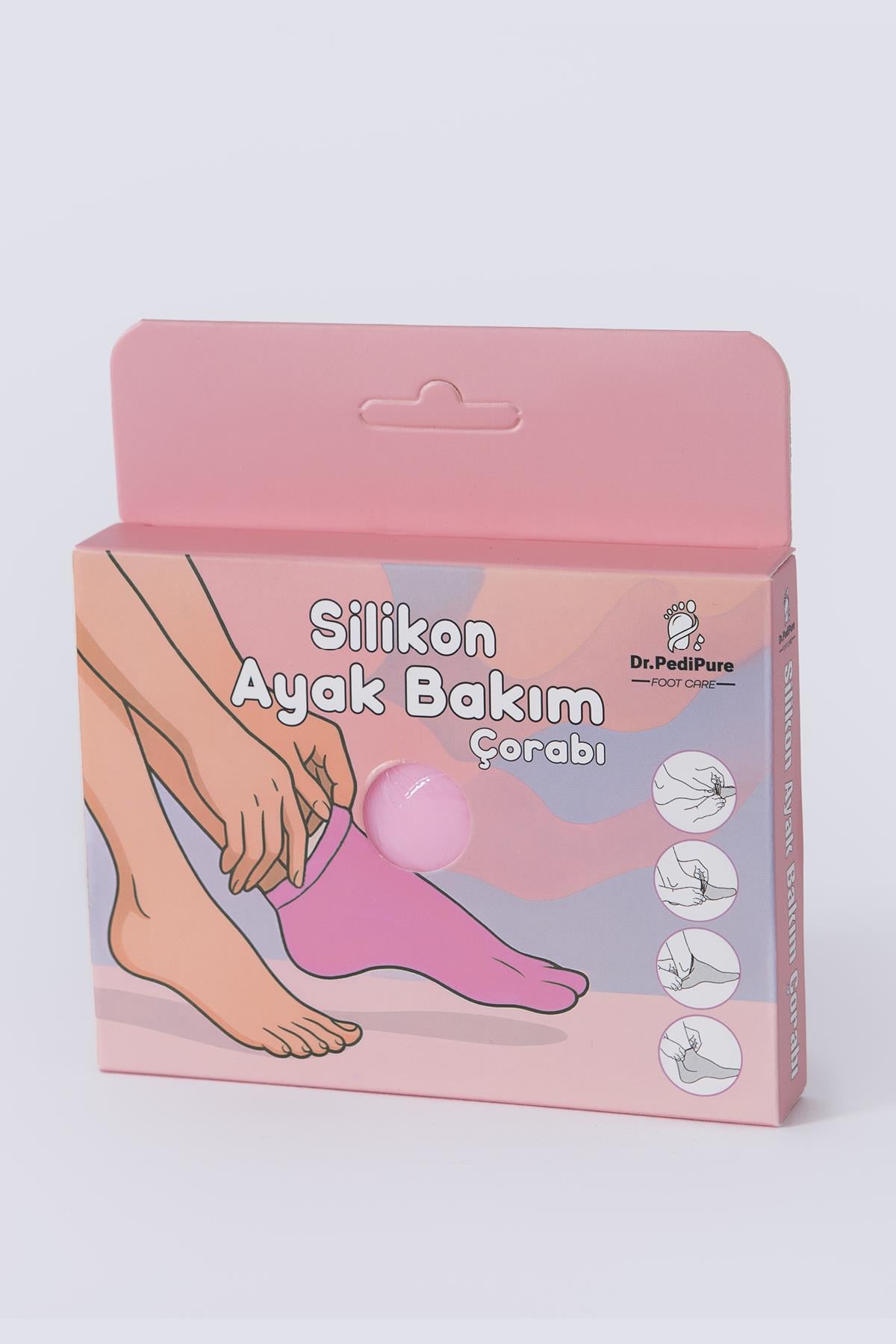 Silikon Ayak Bakım Çorabı