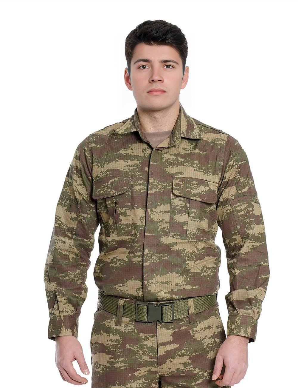 Single Sword Eski TSK Eğitim Gömleği – Dayanıklı Askeri Gömlek