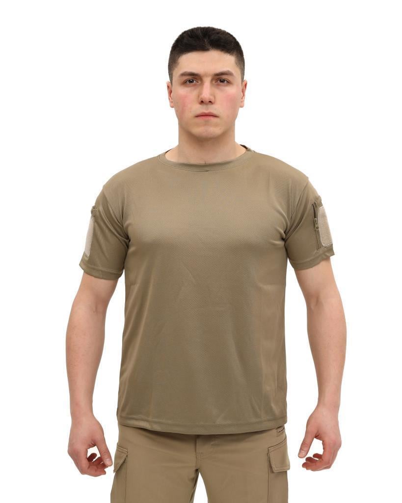 Single Sword Bisiklet Yaka Kısa Kol Taktik T-shirt
