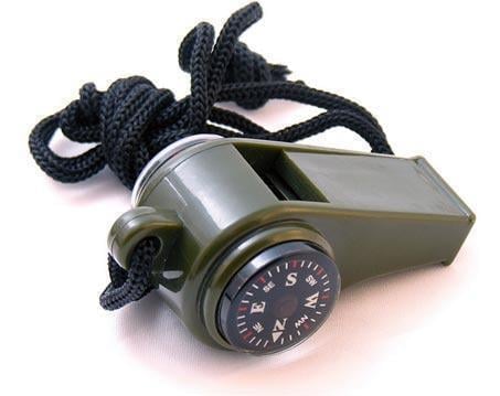 Single Sword Deprem&Acil Durumda Pusulalı&Termometreli İpli Düdük