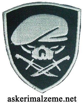 Single Sword Nakış Patch - Büyük Boy Bere-Bıçak Peç