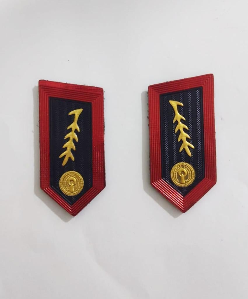 Single Sword plastik jandarma asayiş yaka spoletleri 