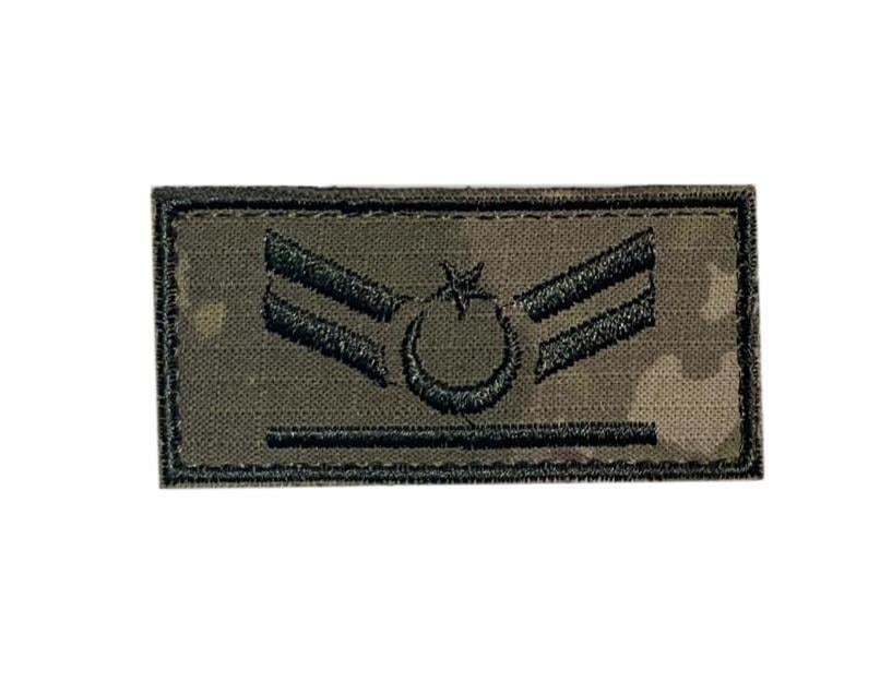 Single Sword Yeni TSK Eğitim Nakış Rütbe (Mini Model)