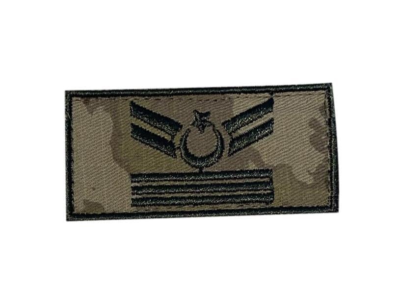 Single Sword Yeni TSK Eğitim Nakış Rütbe (Mini Model)