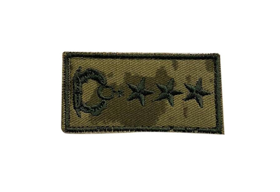 Single Sword Yeni TSK Eğitim Nakış Rütbe (Mini Model)