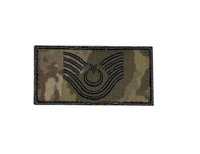 Single Sword Yeni TSK Eğitim Nakış Rütbe (Mini Model)