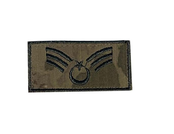 Single Sword Yeni TSK Eğitim Nakış Rütbe (Mini Model)