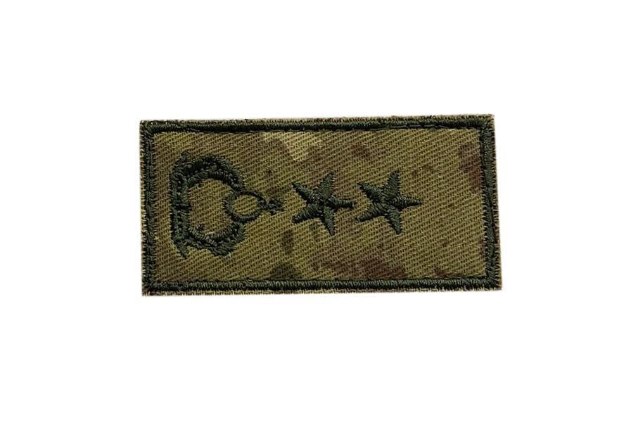 Single Sword Yeni TSK Eğitim Nakış Rütbe (Mini Model)