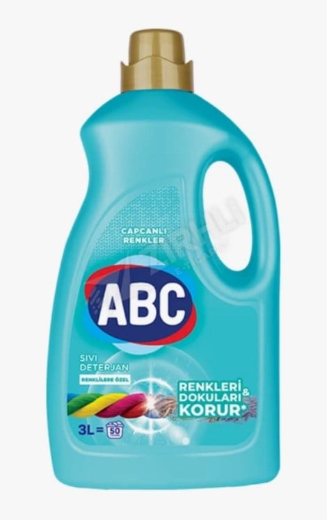 ABC SIVI ÇAMAŞIR DETERJANI RENKLİLER 3 LT