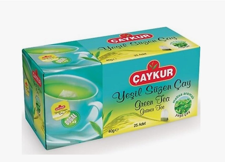 ÇAYKUR YEŞİL ÇAY SÜZEN POŞET SADE 40 GR