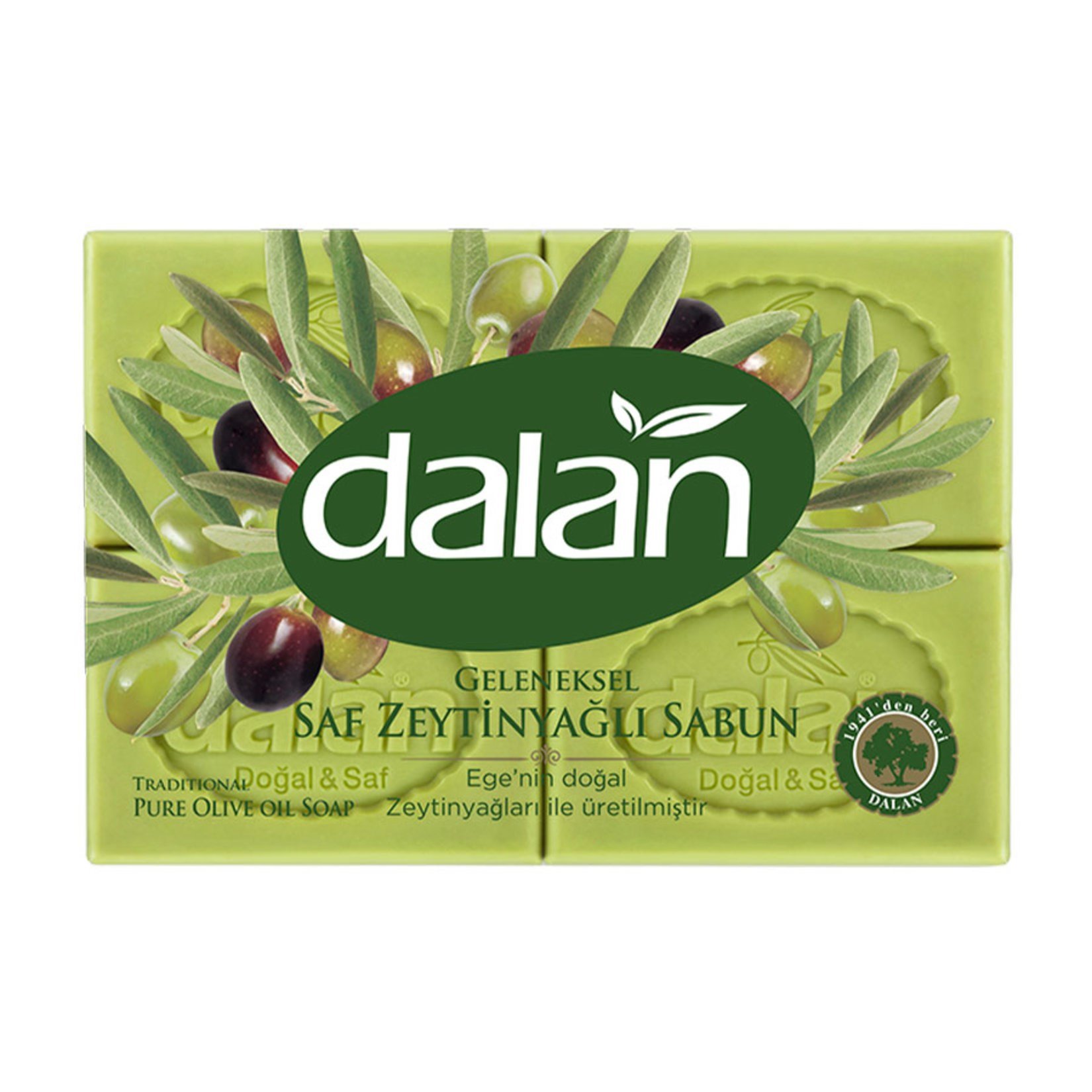 DALAN GELENEKSEL SAF SABUN ZEYTİNYAĞLI 4*125 GR